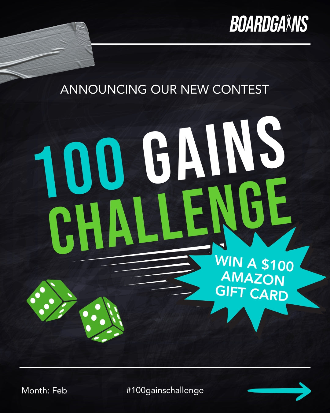 100 GAINS CHALLENGE: FEBRUARY 2025 EDITION